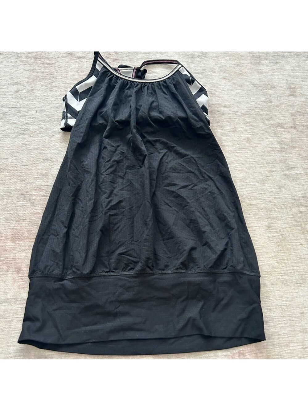 Lululemon Tank Black White Size 4